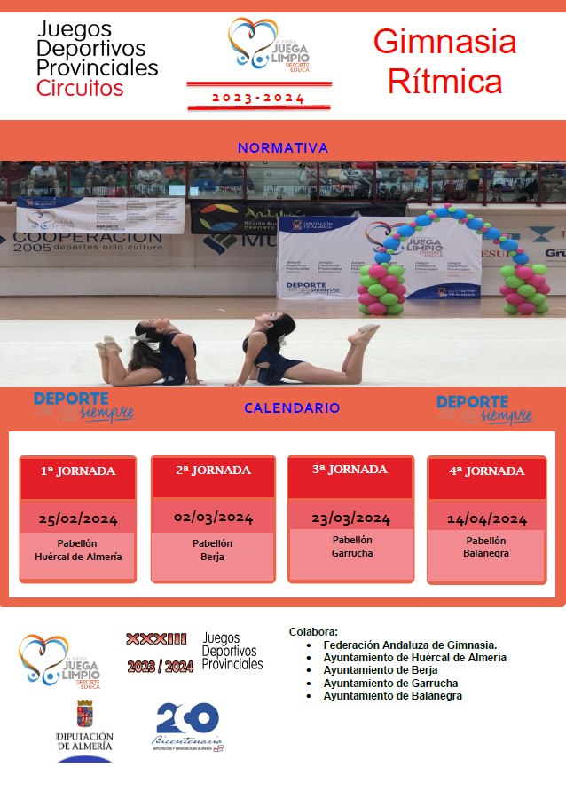 Circuito de Promoción de la Gimnasia Rítmica. Huércal de Almería 25-02-24